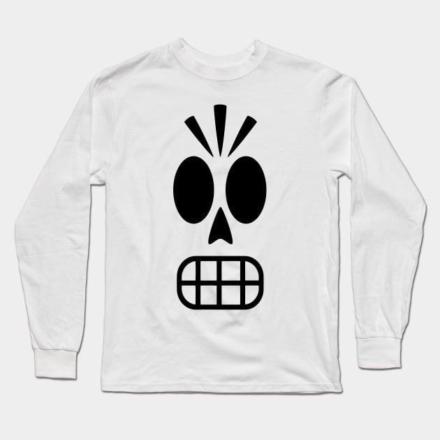 Manny Calavera Grim Fandango Long Sleeve T-Shirt by Alfons